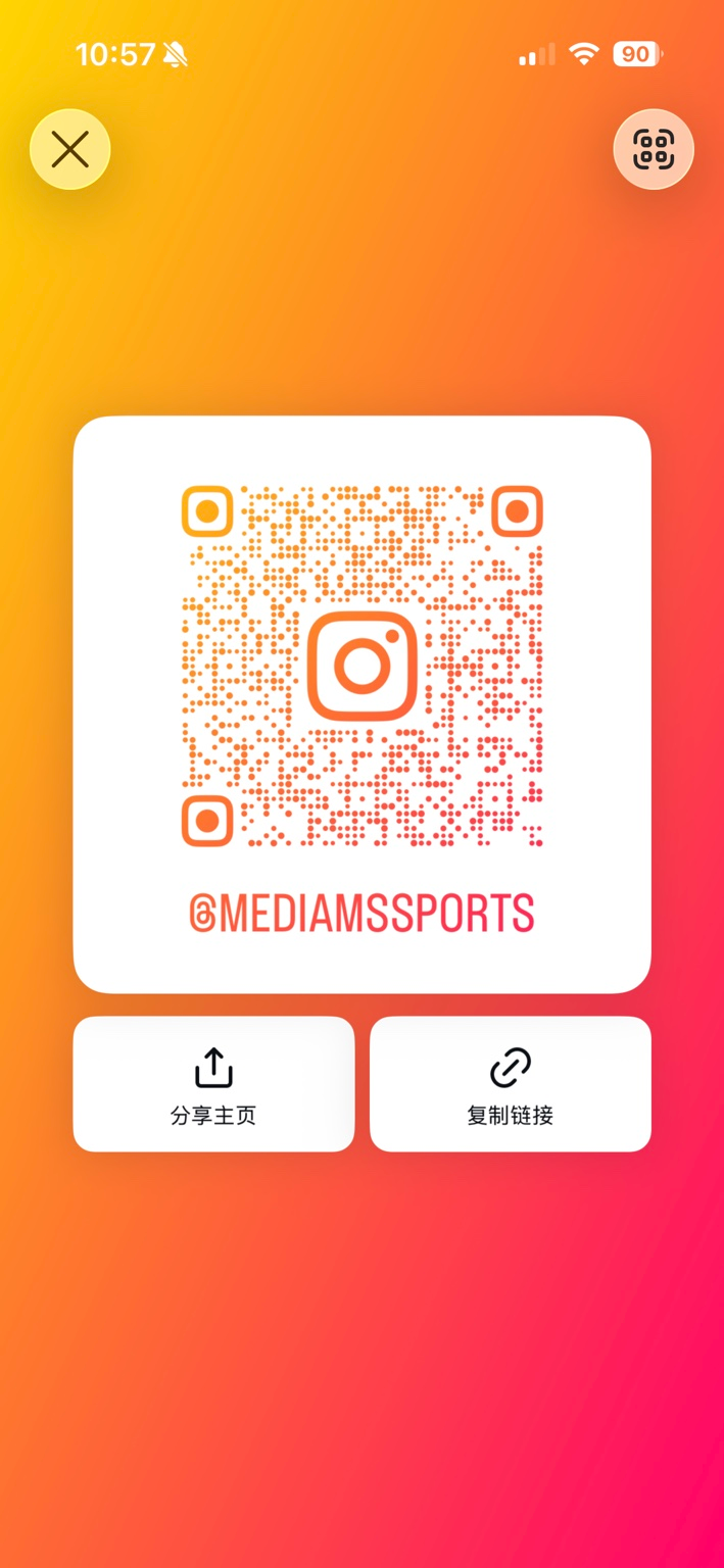 Instagram mediamssports 关注码
